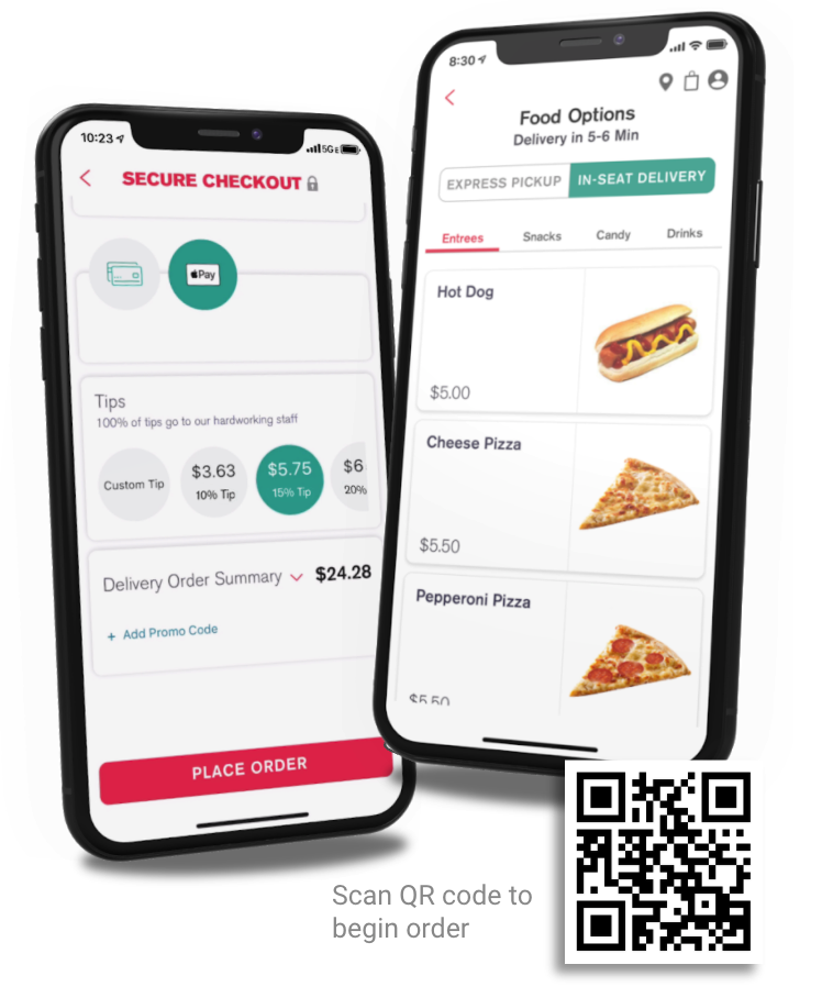 fanfood concession ordering app