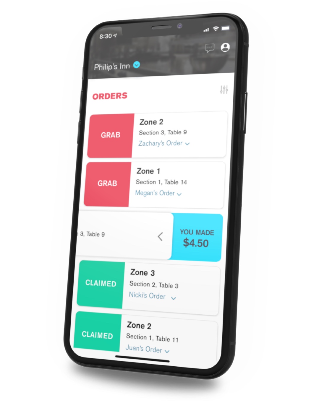 fanfood delivery app website