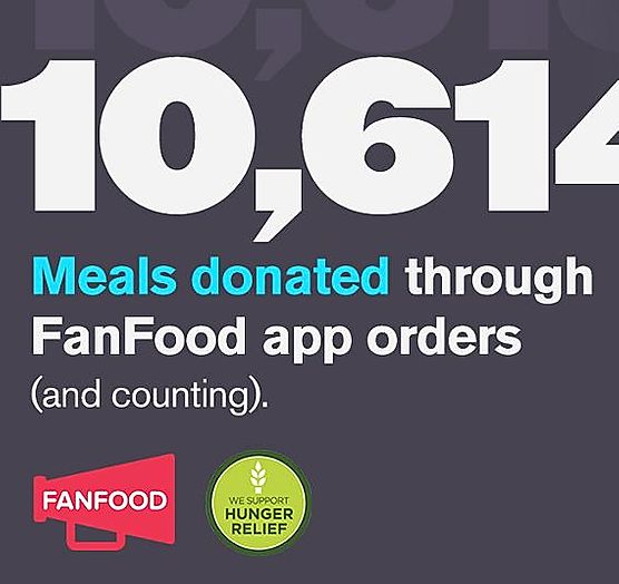 FanFood To Donate 10,641 Meals to Feeding America ®