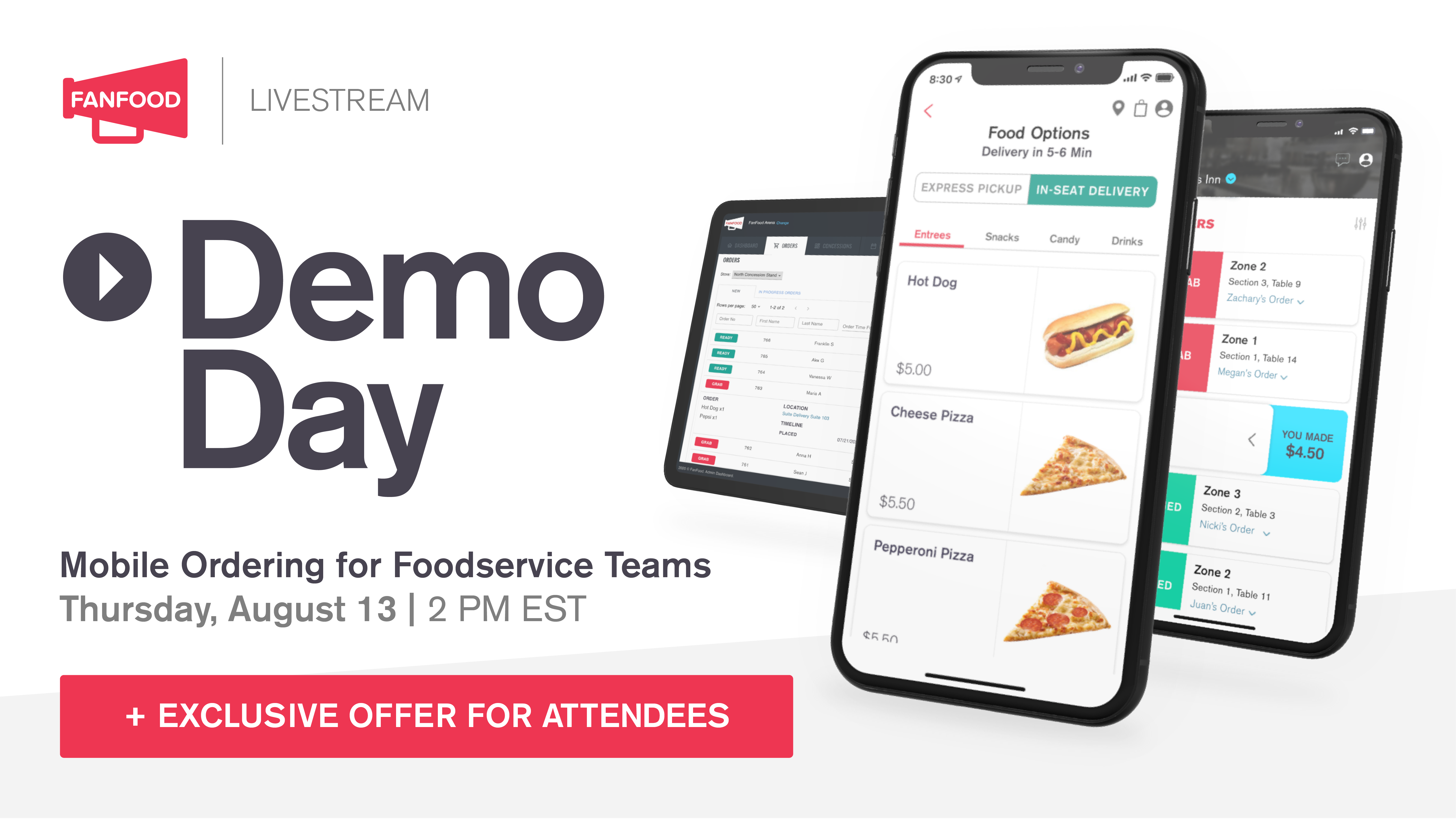 FanFood Demo Day: Recap and Q&A