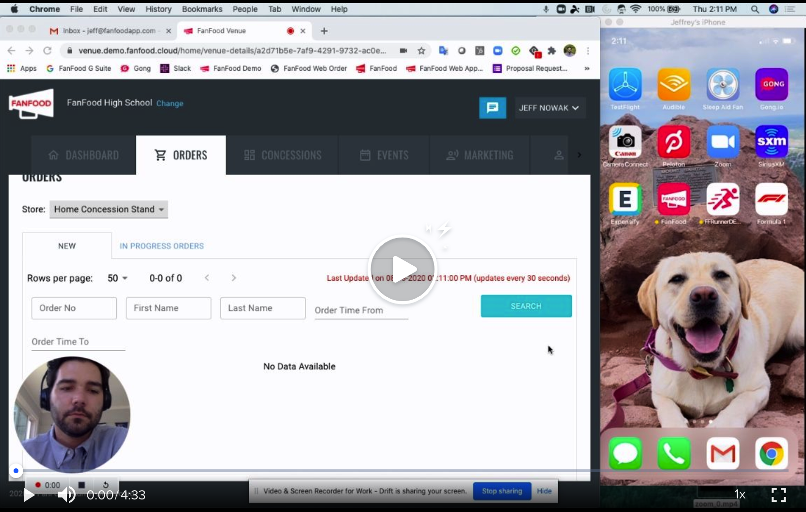 FanFood Demo Day: Recap and Q&A