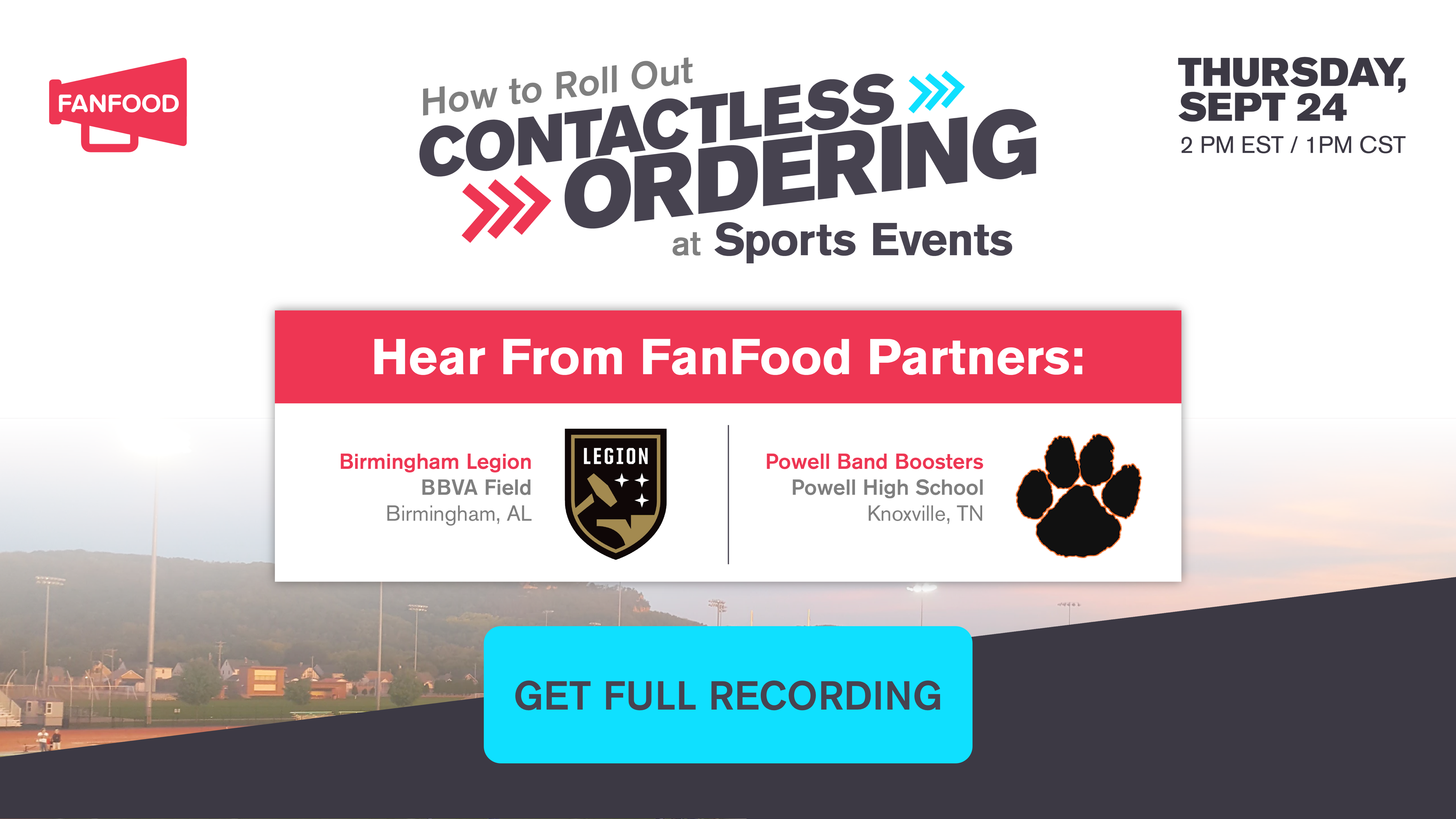 Hear From FanFood Partners: Rolling Out Contactless Ordering at Sports Events